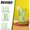 VerdureWare 24 oz Hammered Plastic Tumblers – Set of 8