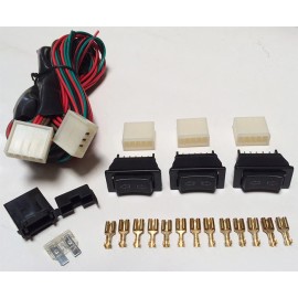 ORINCO Universal Car Power Window Switch with 12V Wire Harness Kits