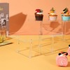 3 Pack Dessert Table Display Set, Clear Acrylic Dessert Stands