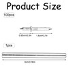 Luckious 100 PCS Heavy-Duty Double-Head Nails for Skirting Boards –