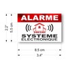 imaggge.COM - Alarm Deterrent Stickers - Electronic System - Pack