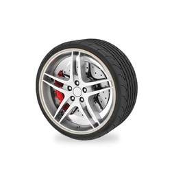OCC MOTOR SPORT Car Wheel Rim Protector for Light Metal Rims White 6 Metres