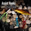 Dr.Fish 10 Pack Fishing Assist Hooks Replacement Hooks for Vertical