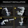 Dawot Professional Swivel Caster Wheels Set, Heavy Duty Photography C