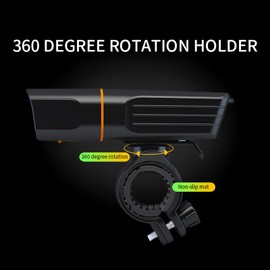 Gyhuego Bicycle Lights Front and Rear USB Rechargeable Bike Light 3 LEDs Waterproof Bicycle Headlight and Taillight Cycling Safety Flashlight