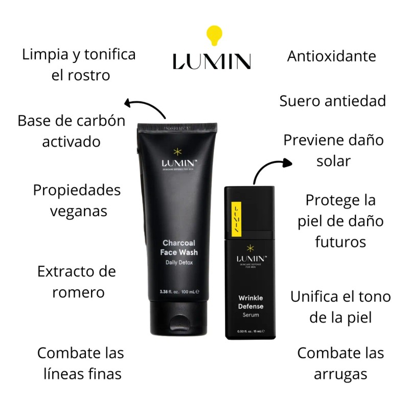 Rutina Skin Lumin Coreana Completa Antienvejecimiento