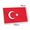 Turkey Flag,3x5 FT Turkish Flag,36x60 Inch Large Digitial Double-Printed Durable