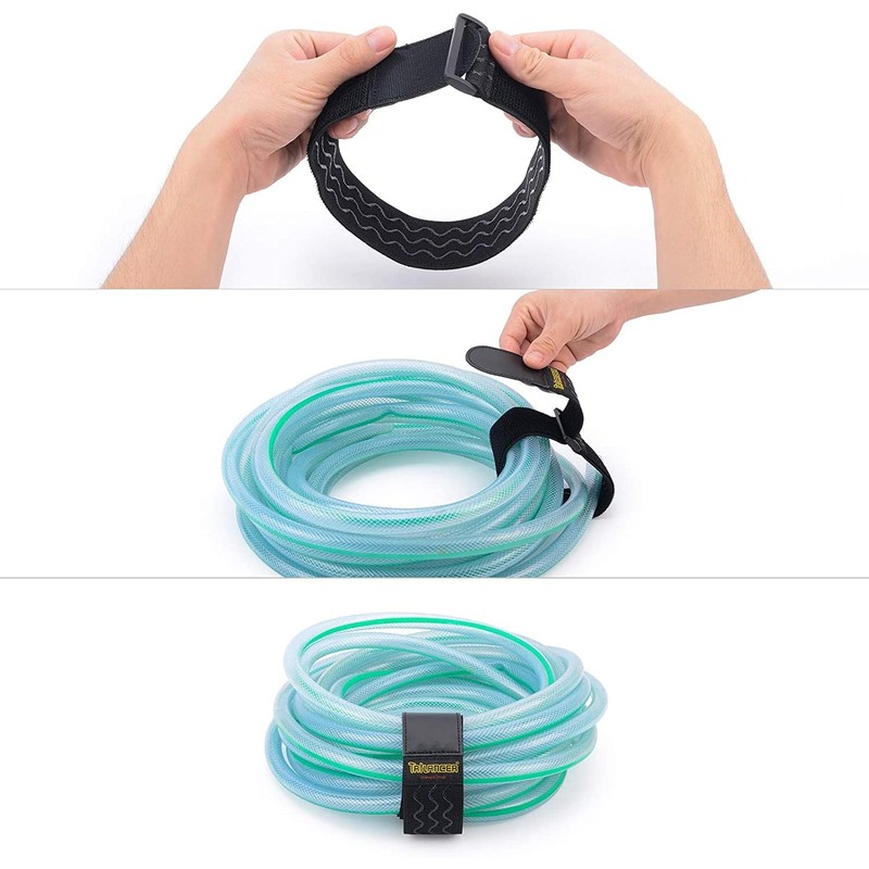 Trilancer Elastic Cinch Straps with Anti-Slip Strips, 2" x 18"(8
