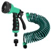 Recoil Garden Hose 25FT EVA Water Hose with 7-Pattern Spray