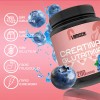 Creatina Glutamina 1 Kg Flamish Pre Entreno 50servicios Mora Azul
