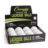 Champion Sports LBW3SET Nocsae Lacrosse Ball Set, 3, White