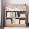 VOGOL Linen Textured Kitchen Valance, Double Layers View Reducing Scalloped