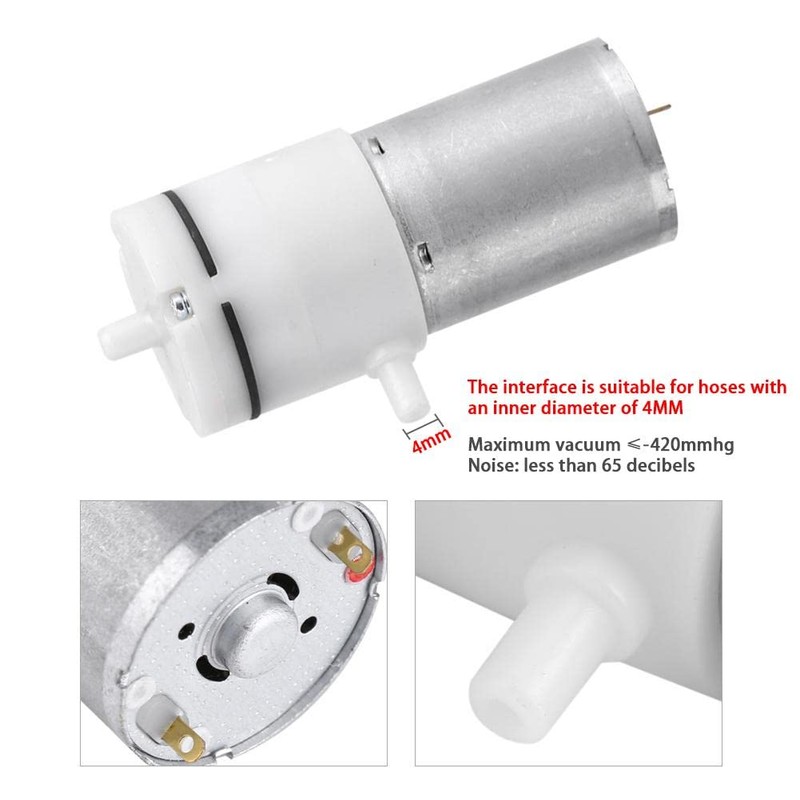 Jadeshay Ultra Silent Mini 12V DC Air Pump with High