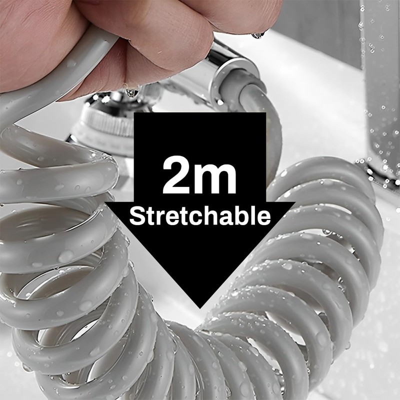Spring Type Shower Hose, Bathroom Spiral Hose Shower Hose, 2