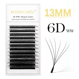 Blister Masscaku Extensiones De Pestañas W Shape Volumen 6d