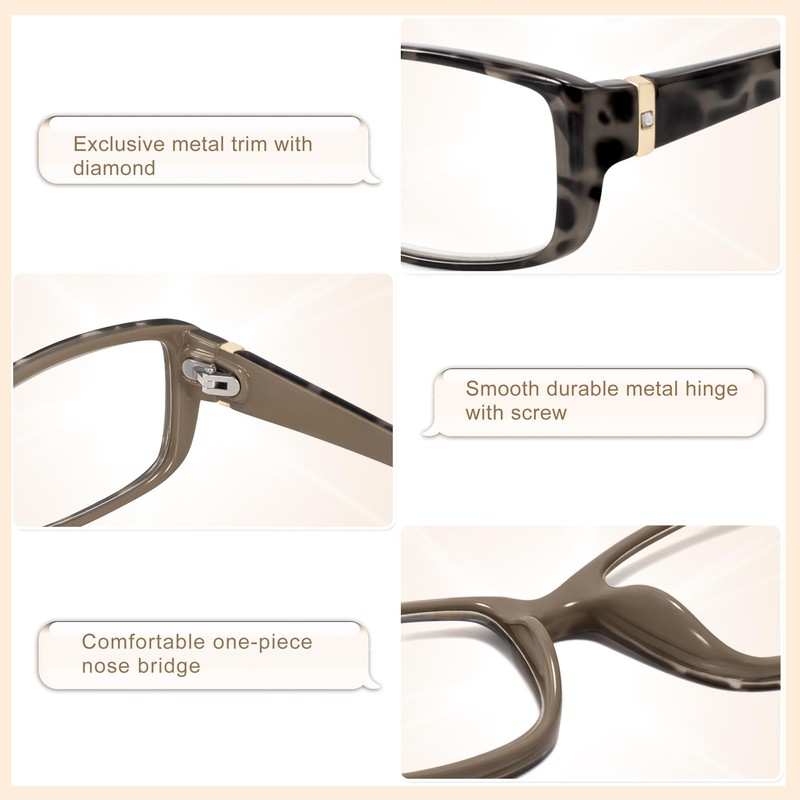 Madison Avenue 2 Pack Classic Blue Light Blocking Reading Glasses