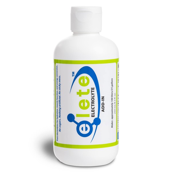 elete Electrolyte Add-in Hydration Drops | Sodium, Magnesium, Potassium & Trace Minerals | Unflavored, All Natural | Leg and Muscle Cramp Relief | Transform Any Drink into a Sports Drink, 8.3oz