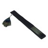 Folding Fan Black Bones Beautiful Peacock Pattern Antique Bamboo Hand