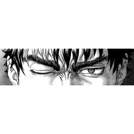 Berserk Guts Weatherproof Anime Manga Bumper Sticker 3x11" Car Decal