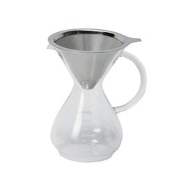PYREX CP-8537 Coffee Server 600ml with Stainless Filter, Clear