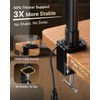ONEMIX 42" LED Desk Lamp with Clamp, Architect Desk Light