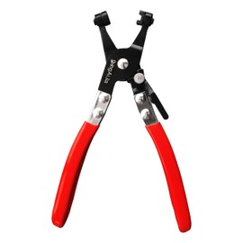 Professional Hose Clamp Pliers Repair Tool Swivel Flat Band for Removal and Installation of Ring-Type or Flat-Band Hose Clamps