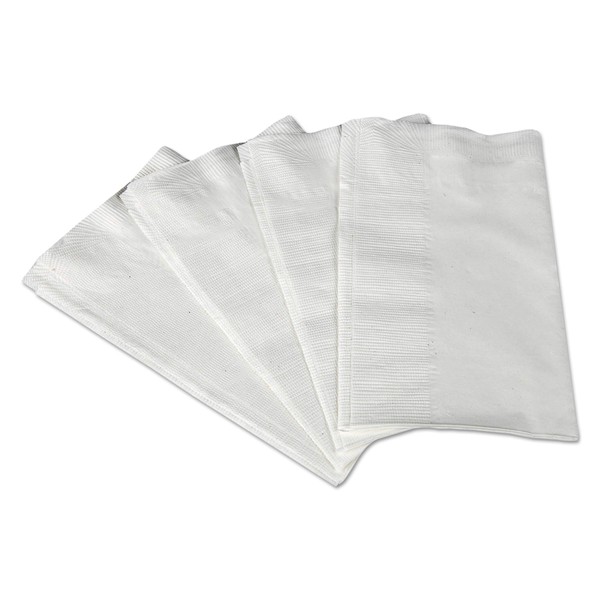 Scott 98200 1/8-Fold Dinner Napkins, 2-Ply, 17 x 14 63/100, White, 250 per Pack (Case of 12 Packs)