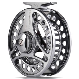 Sougayilang Fly Fishing Reel Ultralight Anti-Oxidation,CNC-machined Aluminum Alloy Body and Spool fly fishing reels size 7/8
