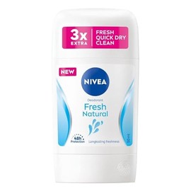 NIVEA Stick Women Fresh Natural, 48H Protection, Pack of 2, 2 x 50 ml