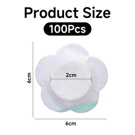 100-Teiliger Bauchnabel-Patch, Selbstklebender Rizinusöl-Patch, Akupunktpatz Und Körperpflegeprodukte.