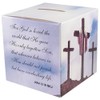 Lenten Easter Offering Box Family Size Cardboard with Crosses -