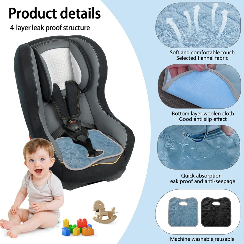 YHSKJCD 2 Pack Car Seat Protector, Potty Training Car Seat