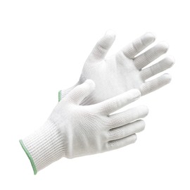 Midori Anzen Cut Resistant Gloves, For Work, Elastic Fit, Inner Cut Guard, W102, Thin, White, M, Pack of 1 Pair