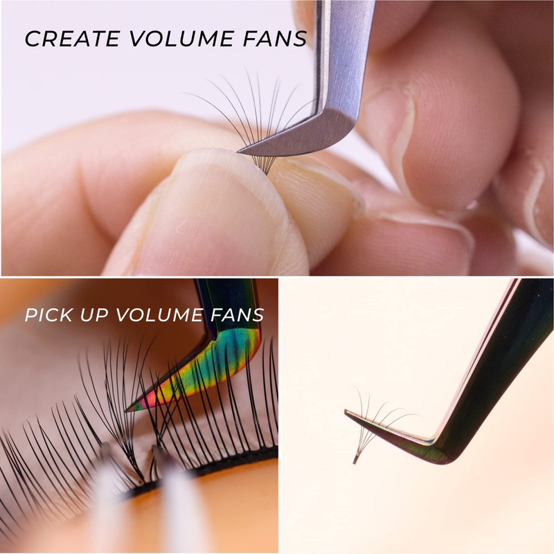 LLBA Lash Tweezer Professional Volume False Lash Application Tool |