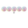 Pastel Rainbow Ombre Foil Set Of 5 Happy Birthday 18''