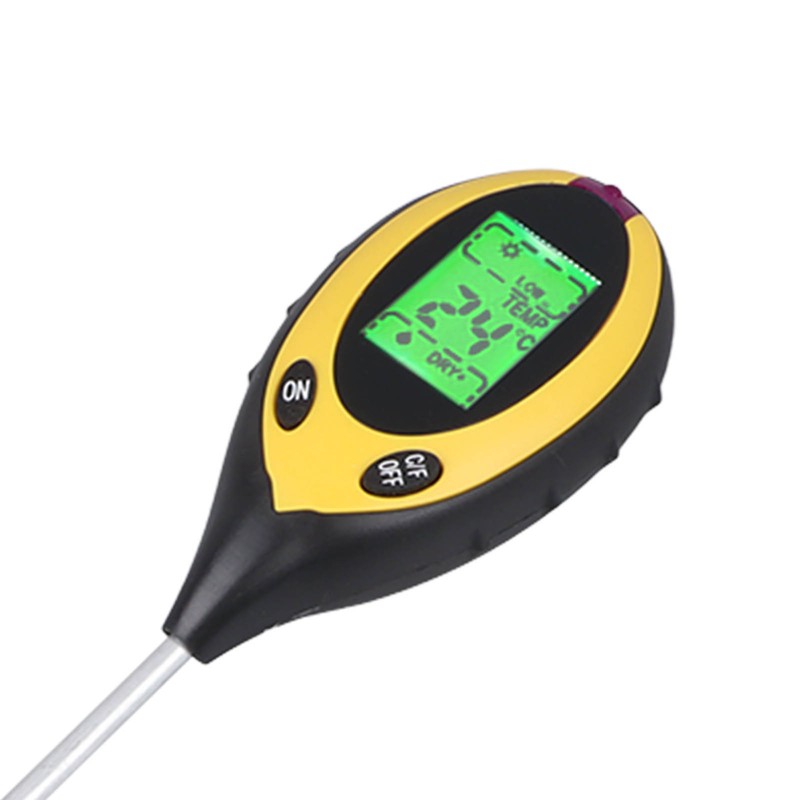 Soil Detector 4 in 1 Moisture Temperature PH Light Accurate