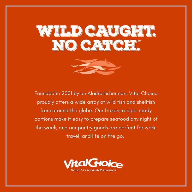 Vital Choice Savory Seafood Cioppino, Heat-And-Eat, 9-Oz Pouches (Pack of