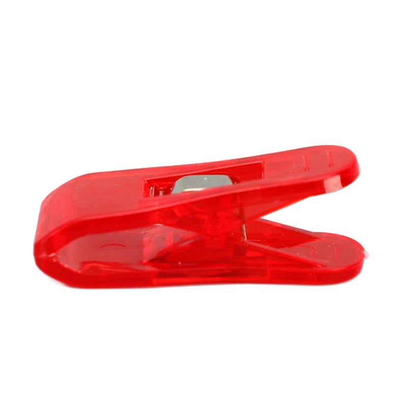 100 Pcs Plastic Clip Colorful Clear Clothespins Photos Crafts Memos
