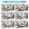 Kingfun 4pcs Orthopedic Bed Wedge Pillow Set for Post Surgery,