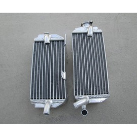 Aluminum Radiator + Silicone hose for 2013-2014 Honda CRF450R CRF450 CRF 450 R (Red)