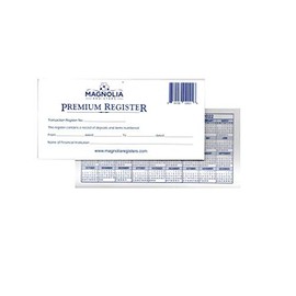 6 Pack Premium 48 Page Transaction Registers - 26/27/28 Calendars - Thicker Paper, More Pages - for Personal Checkbook