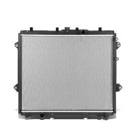 DNA Motoring OEM-RA-13251 Factory Style Aluminum Cooling Radiator Compatible with 10-19 4Runner 2.7L 4.0L AT/MT,25-5/8" W X 22-5/8" H X 1-1/16" D, 1-3/8" Inlet / 1-3/8" Outlet