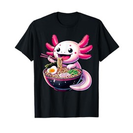 Axolotl Noodle Anime Kawaii Axolotl T-Shirt