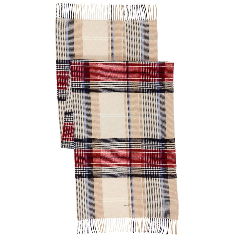 GANT Women's Fashion Scarf, Warm Khaki