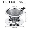 Kasanni Coffee Filter, Stainless Steel Coffee Filter, Reusable Coffee Filter,