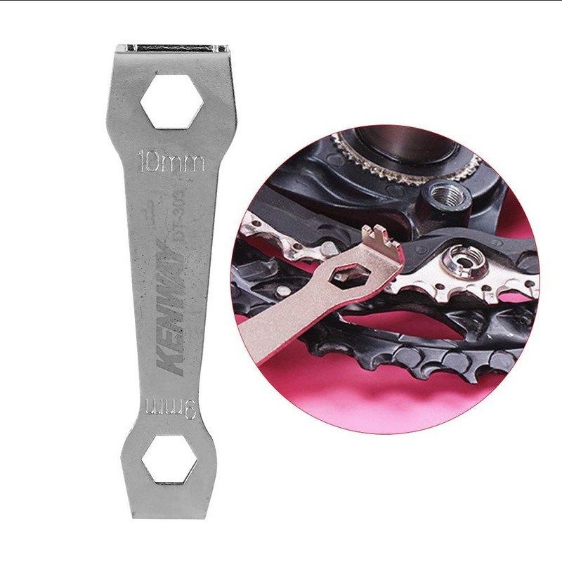 Demeras Chain Ring Bolts Wrench Steel Chainwheel Dismounting Tool Crankset