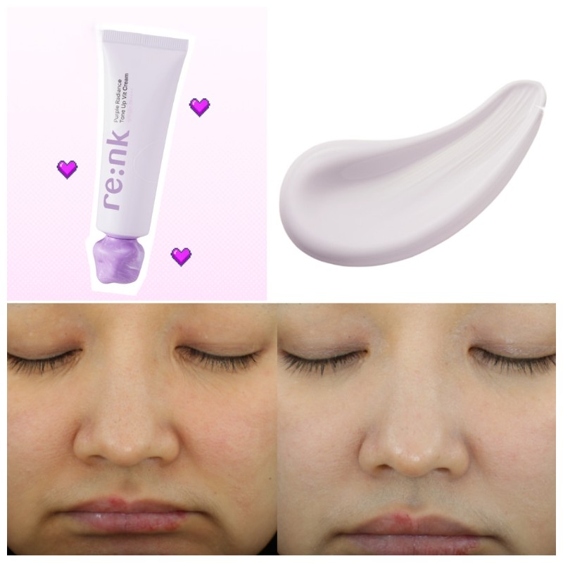 RE:NK Radiance Tone Up Vit Cream SPF50+ PA++++ 50ml [Pink/Purple/Green],