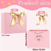 Pink Sweet 10th Birthday Gift Bag with Greeting Handles and