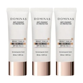 dominas TG Dominas Anti-Pigment UV Protector Bright Tone Up Sun Cream EX 40ml 3 pcs. Ss (50097065) 1 pc. / TG도미나스 안티 피그먼트 유브이 프로텍터브라이트 톤 업 선크림 이엑스 40ml 3개 Ss (50097065) 1개