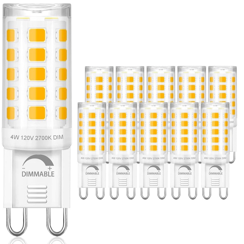 Winshine 10 Pack Dimmable LED Light Bulb 2700K Soft White,